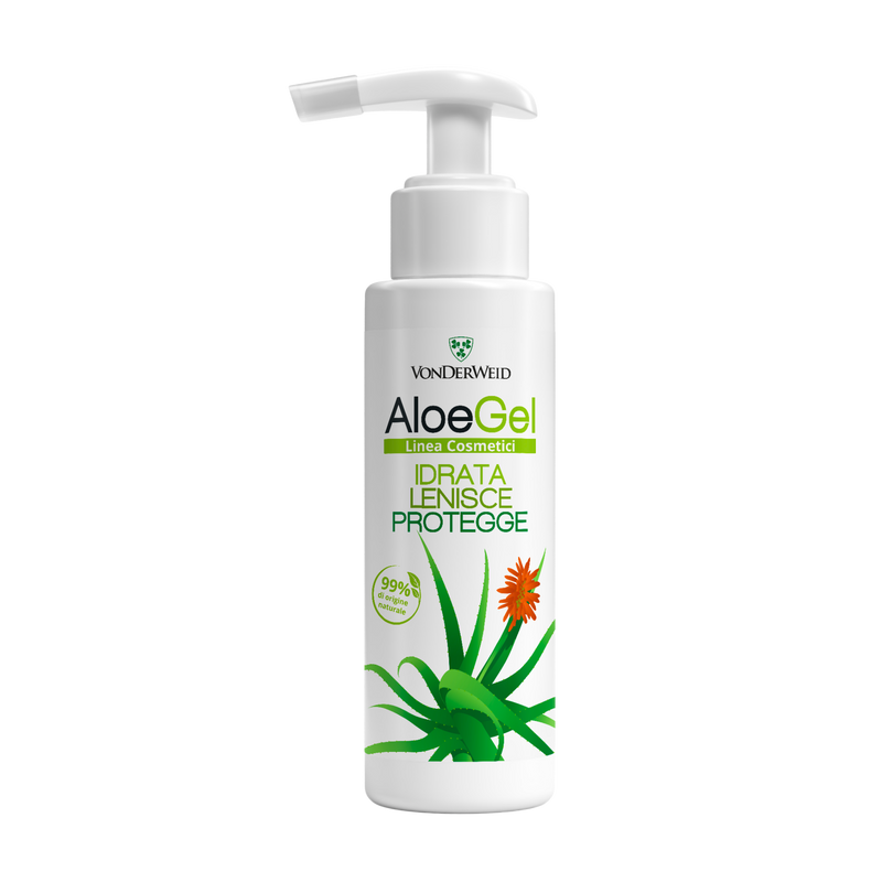 AloeGel- Gel Lenitivo con Aloe Arborescens, Aloe Vera ed O.E. di Limone