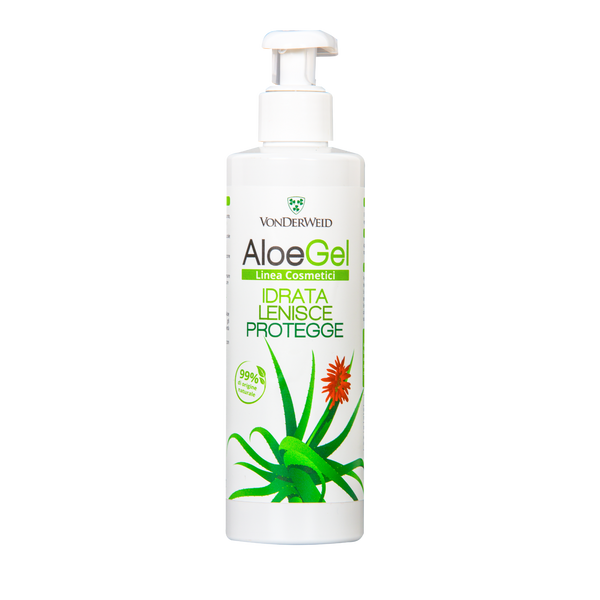 AloeGel- Gel Lenitivo con Aloe Arborescens, Aloe Vera ed O.E. di Limone