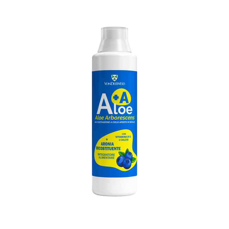 Succo Ricostituente di Aloe Arborescens + Aronia, 500 ml