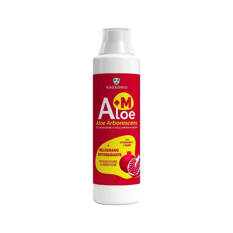 Succo Antiossidante di Aloe Arborescens + Melograno - 500 ml