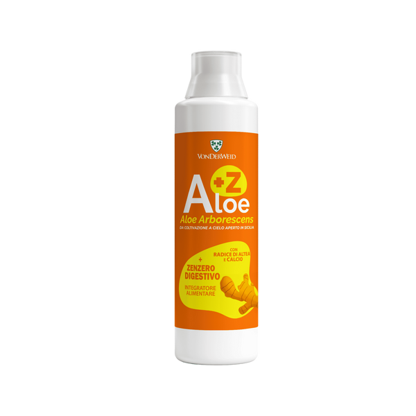 Succo Digestivo di Aloe Arborescens + Zenzero, 500 ml