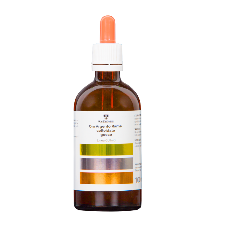 Mix Colloidale - Argento + Rame + Oro Colloidale 20 ppm