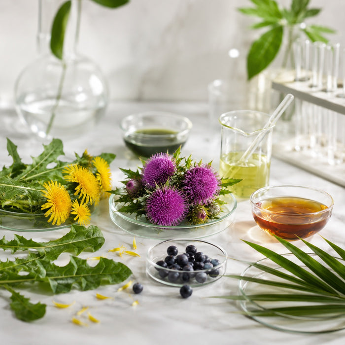Tarassaco, cardo mariano e serenoa selezionati per i mix vegetali della linea Depurativi